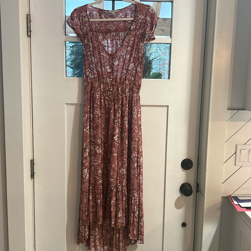 Lucky Brand long hi low dress